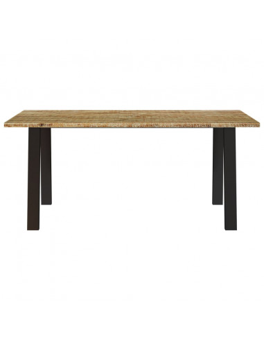 Tavolo da Pranzo 150x90x75 cm in Legno Massello di Acacia