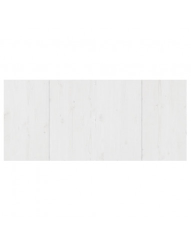 Tavolo da Bar Bianco 180x80x110 cm in Legno Massello di Pino