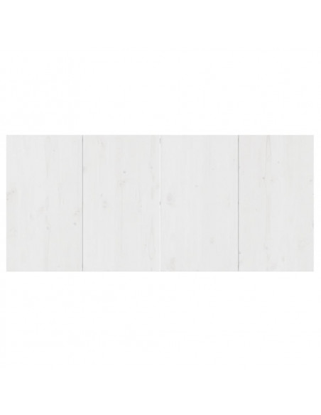 Tavolo da Bar Bianco 180x80x110 cm in Legno Massello di Pino