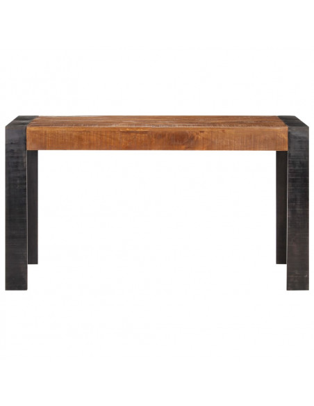 Tavolo da Pranzo 140x70x76 cm in Legno Massello di Mango Grezzo