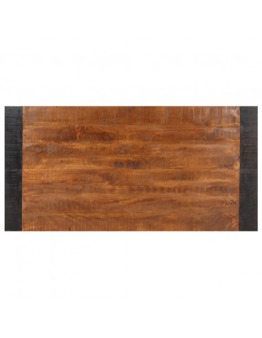 Tavolo da Pranzo 140x70x76 cm in Legno Massello di Mango Grezzo