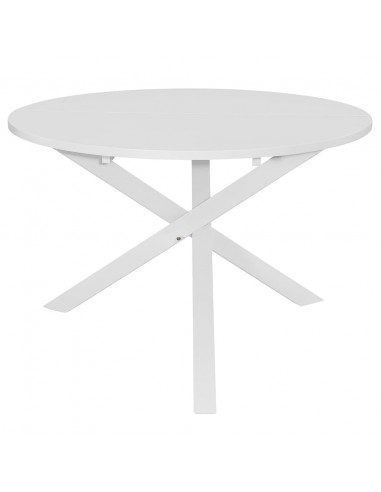 Tavolo da Pranzo Bianco 120x75 cm in MDF