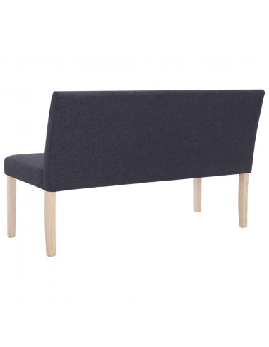 Panca 139,5 cm Grigio Scuro in Poliestere