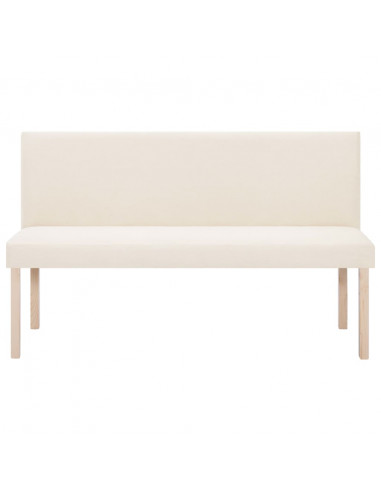 Panca 139,5 cm Crema in Poliestere