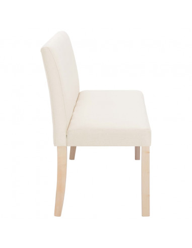 Panca 139,5 cm Crema in Poliestere