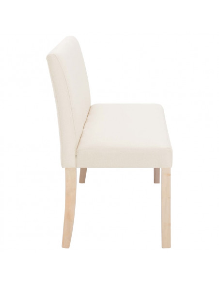 Panca 139,5 cm Crema in Poliestere