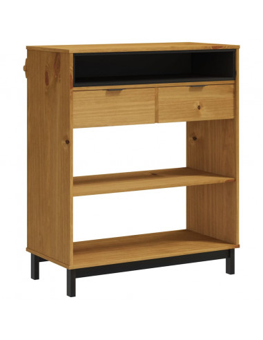 Tavolino da Bar FLAM 92x45x110 cm in Legno Massello di Pino