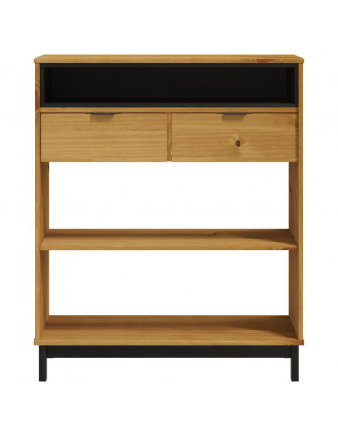 Tavolino da Bar FLAM 92x45x110 cm in Legno Massello di Pino