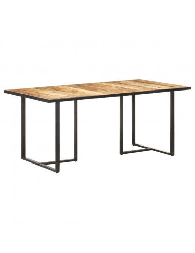 Tavolo da Pranzo 180 cm in Legno di Mango Grezzo
