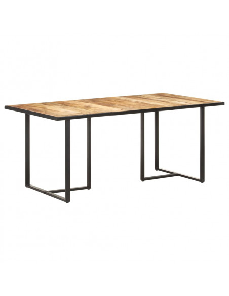 Tavolo da Pranzo 180 cm in Legno di Mango Grezzo