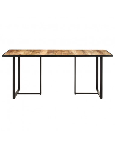 Tavolo da Pranzo 180 cm in Legno di Mango Grezzo