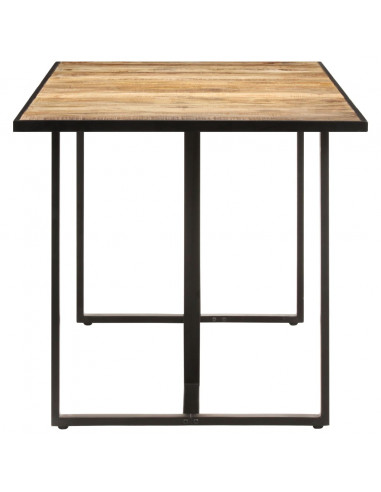 Tavolo da Pranzo 180 cm in Legno di Mango Grezzo