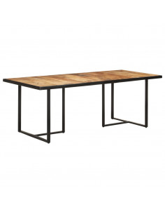 Tavolo da Pranzo 200 cm in Legno di Mango Grezzo 2