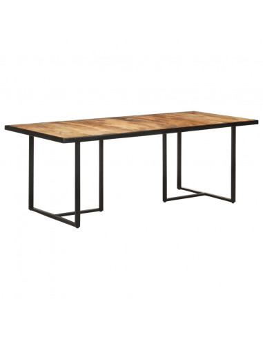 Tavolo da Pranzo 200 cm in Legno di Mango Grezzo