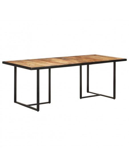 Tavolo da Pranzo 200 cm in Legno di Mango Grezzo