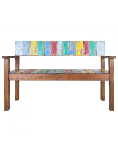 Panca 115 cm in Legno Massello di Recupero