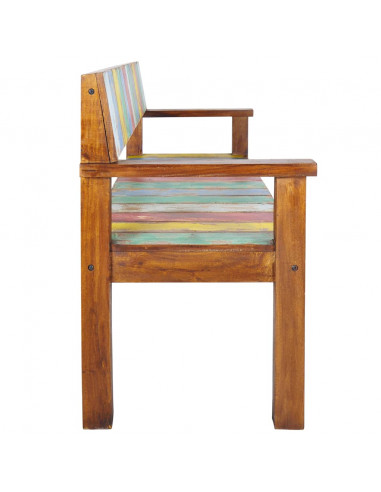 Panca 115 cm in Legno Massello di Recupero