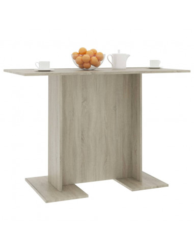 Tavolo da Pranzo Rovere Sonoma 110x60x75cm in Legno Multistrato