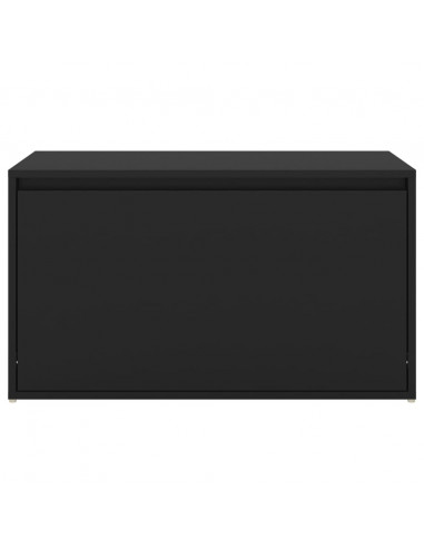 Panca da Ingresso 80x40x45 cm Nera in Truciolato