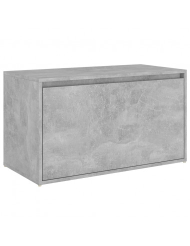Panca da Ingresso 80x40x45 cm Grigio Cemento in Truciolato