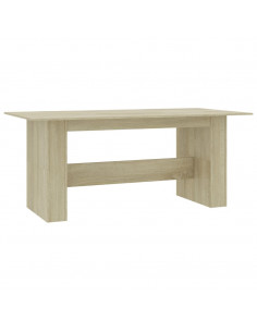 Tavolo da Pranzo Rovere Sonoma 180x90x76cm in Legno Multistrato 2