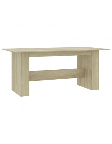 Tavolo da Pranzo Rovere Sonoma 180x90x76cm in Legno Multistrato