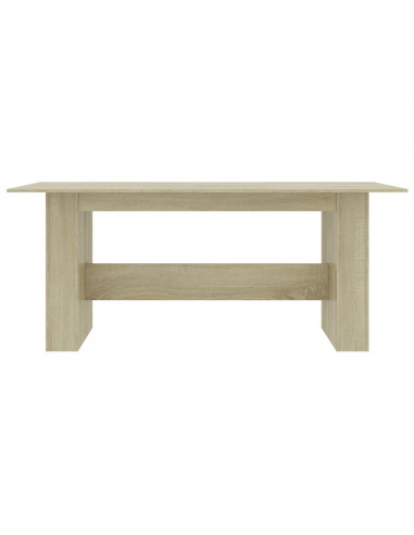 Tavolo da Pranzo Rovere Sonoma 180x90x76cm in Legno Multistrato