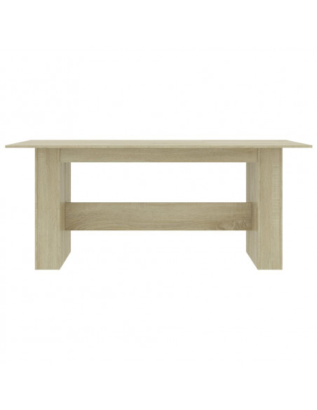 Tavolo da Pranzo Rovere Sonoma 180x90x76cm in Legno Multistrato