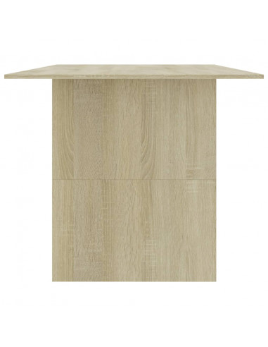 Tavolo da Pranzo Rovere Sonoma 180x90x76cm in Legno Multistrato
