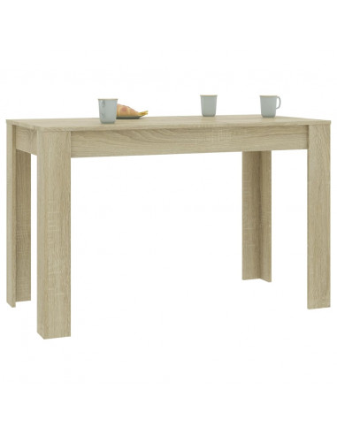 Tavolo da Pranzo Rovere Sonoma 120x60x76cm in Legno Multistrato