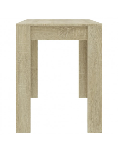 Tavolo da Pranzo Rovere Sonoma 120x60x76cm in Legno Multistrato