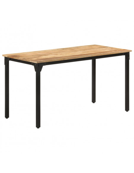 Tavolo da Pranzo 140x70x76 cm in Legno di Mango Grezzo