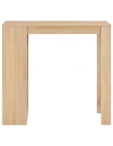 Tavolo da Bar con Ripiano Rovere 110x50x103 cm