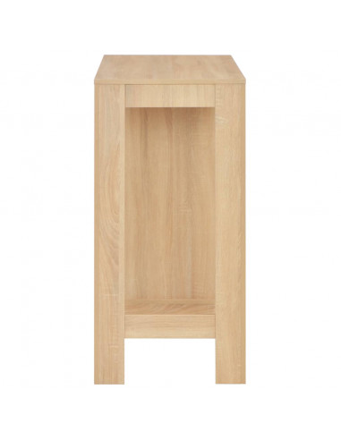 Tavolo da Bar con Ripiano Rovere 110x50x103 cm