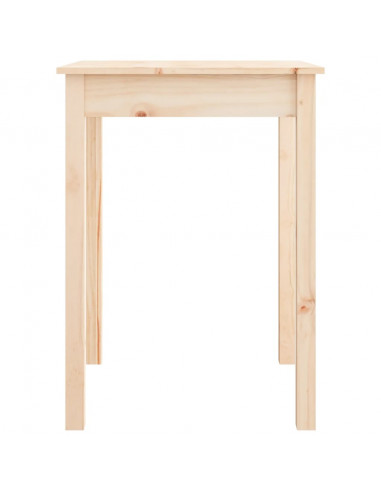 Tavolo da Pranzo 55x55x75 cm in Legno Massello di Pino