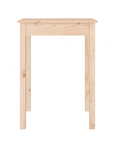 Tavolo da Pranzo 55x55x75 cm in Legno Massello di Pino