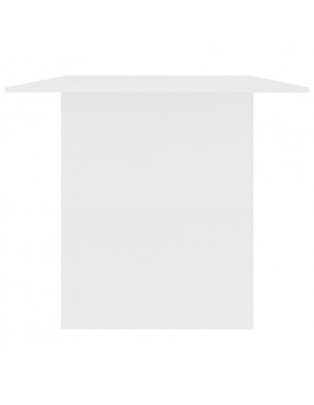 Tavolo da Pranzo Bianco 180x90x76 cm in Legno Multistrato