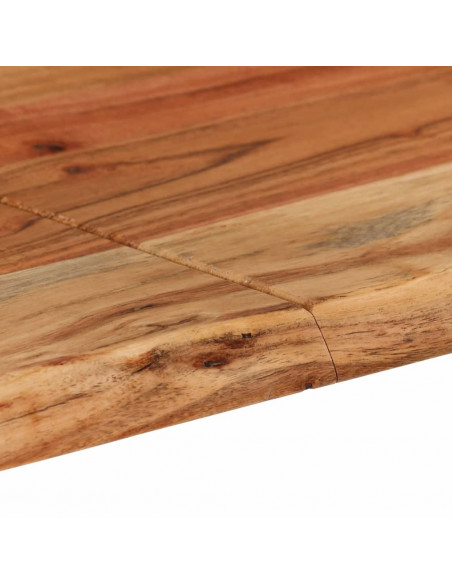 Tavolo da Pranzo 140x70x76 cm in Legno Massello di Acacia