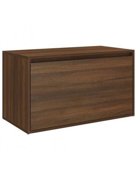Panca da Ingresso 80x40x45 cm Rovere Marrone Legno Multistrato