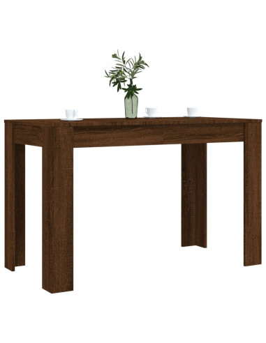 Tavolo da Pranzo Rovere Marrone 120x60x76 cm Legno Multistrato