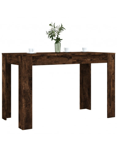 Tavolo da Pranzo Rovere Fumo 120x60x76 cm Legno Multistrato
