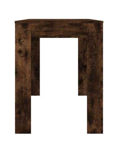 Tavolo da Pranzo Rovere Fumo 120x60x76 cm Legno Multistrato