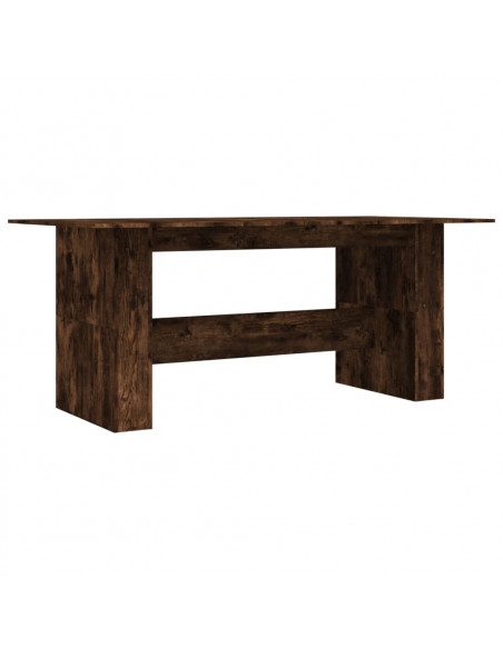 Tavolo da Pranzo Rovere Fumo 180x90x76 cm Legno Multistrato