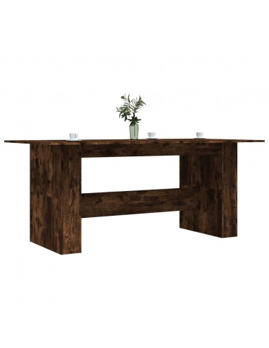 Tavolo da Pranzo Rovere Fumo 180x90x76 cm Legno Multistrato