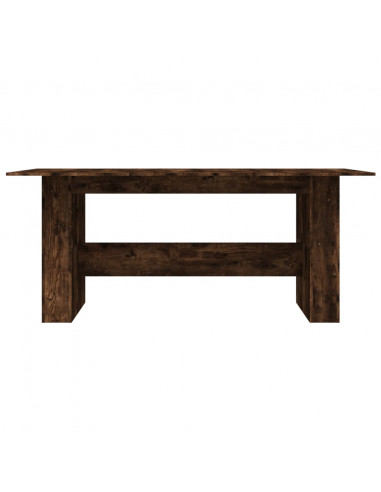 Tavolo da Pranzo Rovere Fumo 180x90x76 cm Legno Multistrato