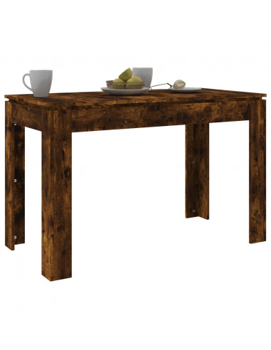 Tavolo da Pranzo Rovere Fumo 120x60x76 cm Legno Multistrato