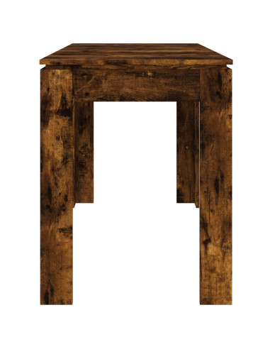 Tavolo da Pranzo Rovere Fumo 120x60x76 cm Legno Multistrato