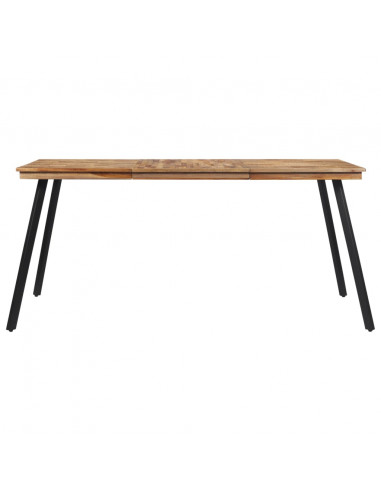 Tavolo da Pranzo 169x98,5x76 cm in Legno Massello di Teak