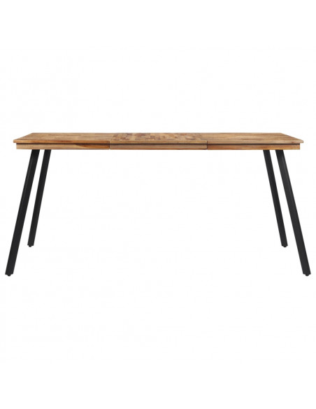 Tavolo da Pranzo 169x98,5x76 cm in Legno Massello di Teak