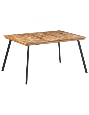 Tavolo da Pranzo 148x97x76 cm in Legno Massello di Teak